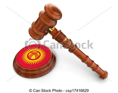 Kirghiz Flag   3d Wooden Mallet And    Csp17416629   Search Clipart    