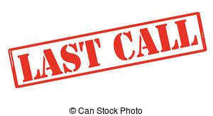 Last Call   Rubber Stamp With Text Last Call Inside Vector