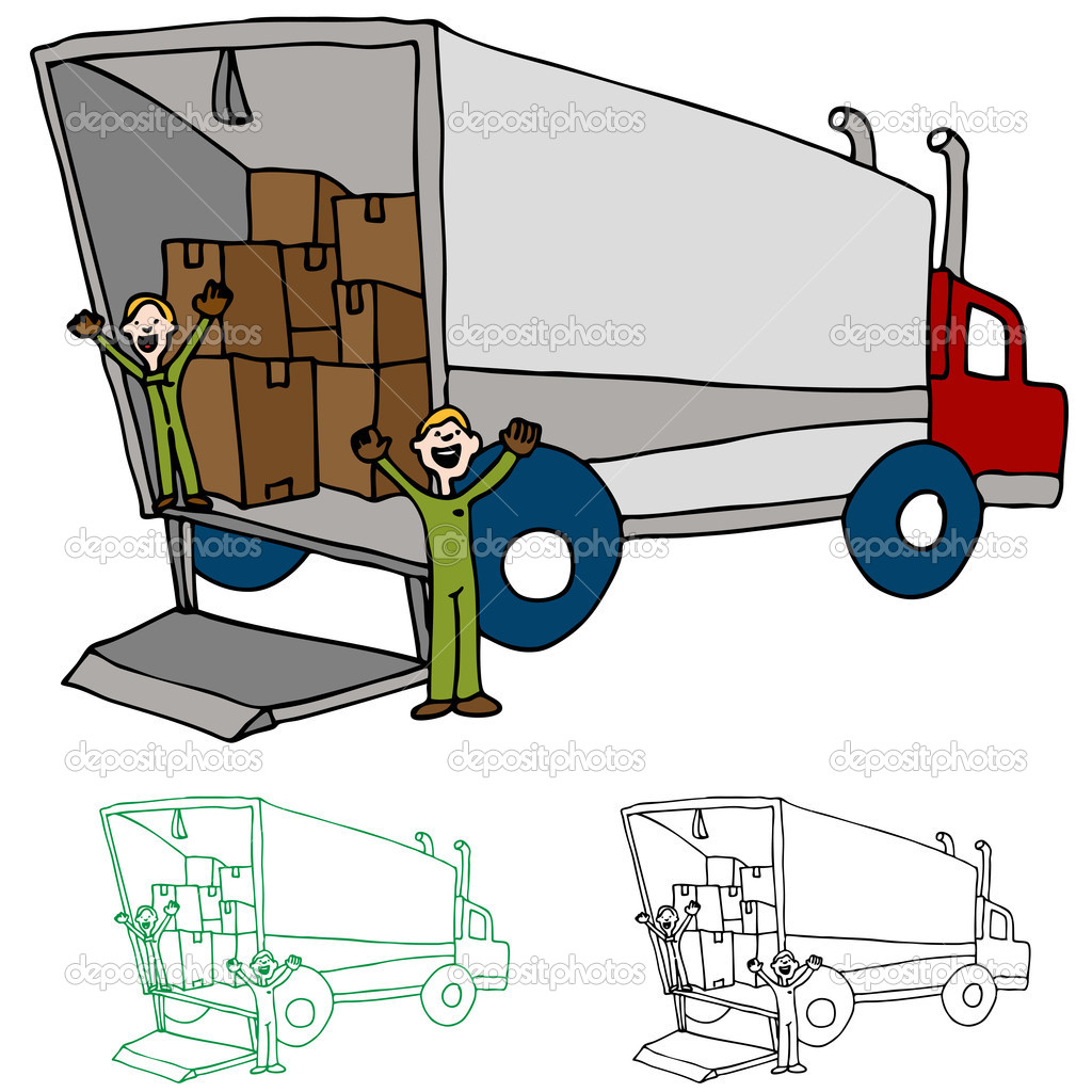 Moving Truck Company   Stock Vector   Cteconsulting  8069132