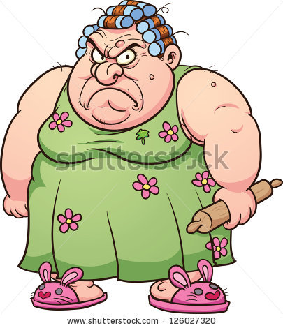 Obese Women Clipart