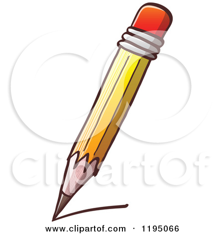 Pencil Top Eraser Clipart Black And White   Clipart Panda   Free