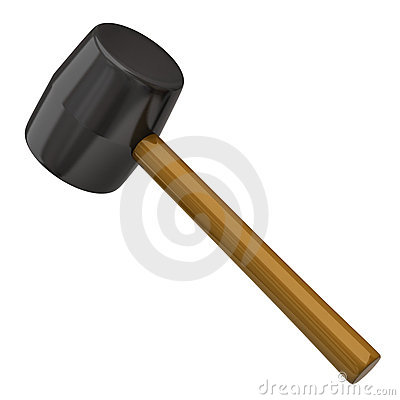 Rubber Mallet Royalty Free Stock Images   Image  22179979