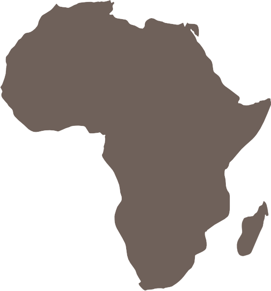 Africa Map Clip Art At Clker Com   Vector Clip Art Online Royalty    