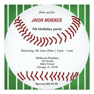 Baseball Birthday By Graphicdesign View More Birthday Invitations
