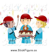Clip Art Of A Boys Baseball Birthday Party By Bnp Design Studio 729
