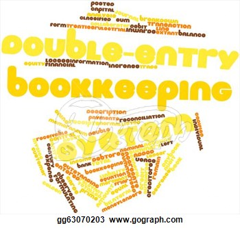 For Double Entry Bookkeeping System  Clipart Gg63070203   Gograph