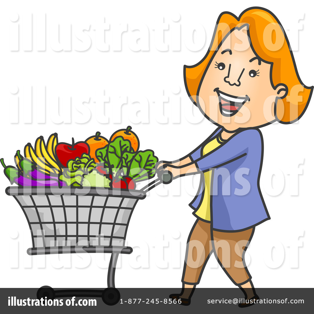 Grocery Cart Clip Art Grocery Shopping Clipart