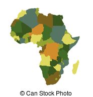 Map Africa Illustrations And Clipart  22289 Map Africa Royalty Free