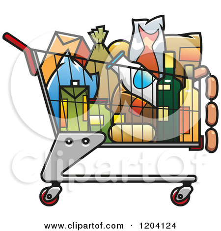 Royalty Free  Rf  Grocery Store Clipart Illustrations Vector