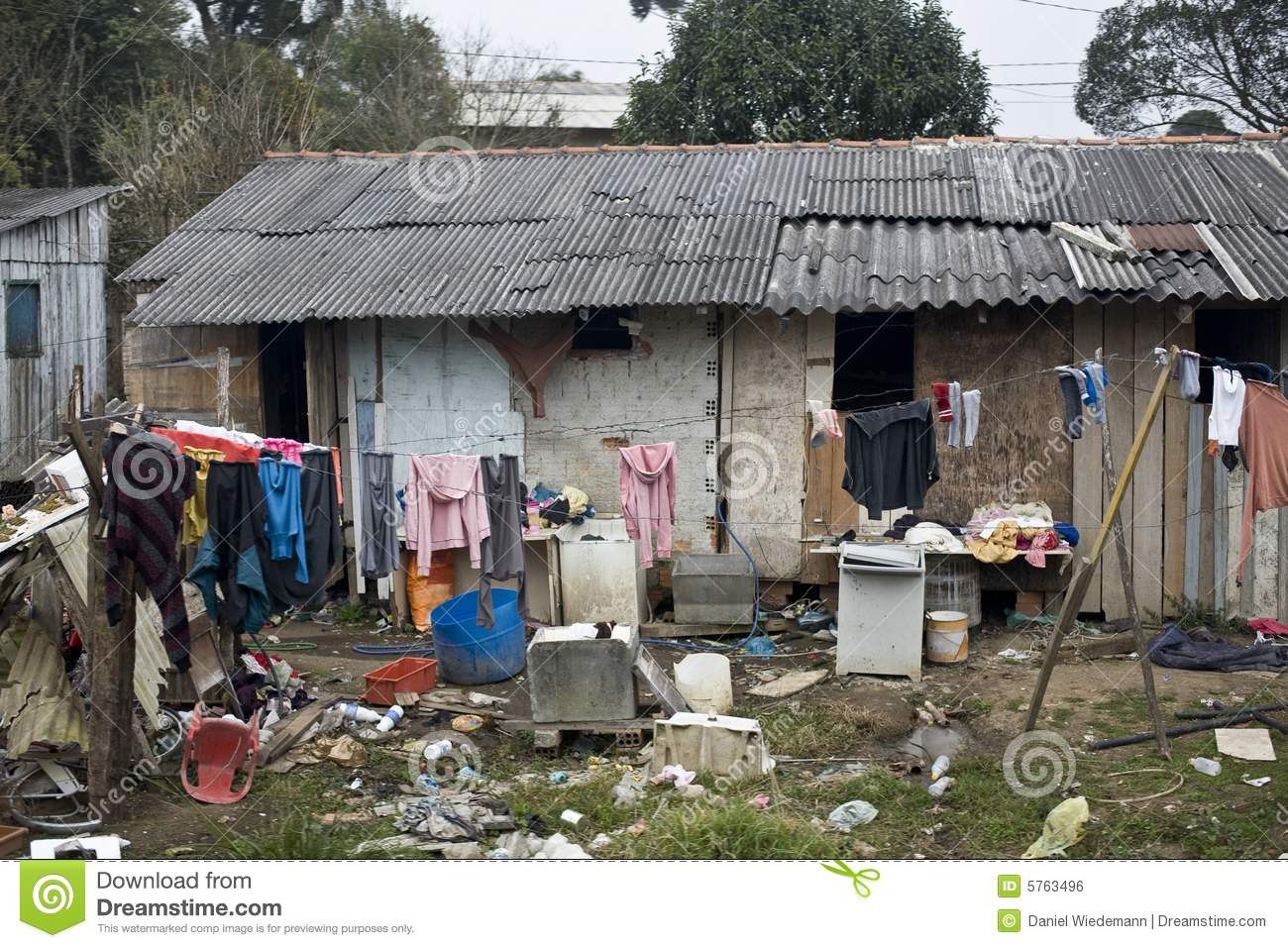 Shanty Town Royalty Free Stock Image   Image  5763496