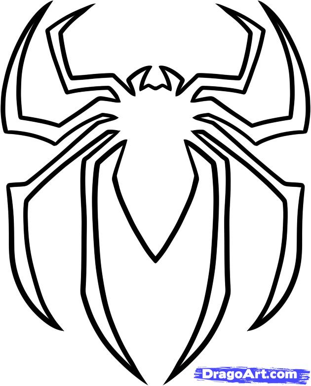 Spider Man Logo Drawing