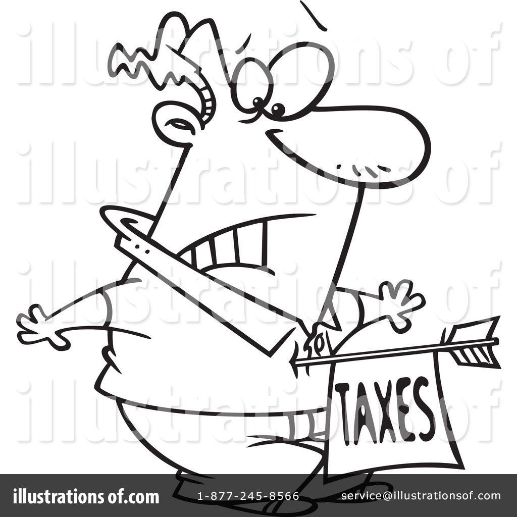 Taxes Clipart  1052931 By Ron Leishman   Royalty Free  Rf  Stock    