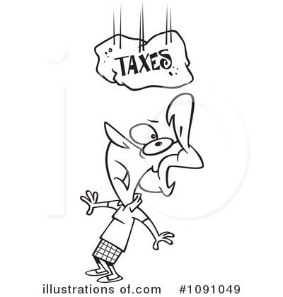 Taxes Clipart  1091049 By Ron Leishman   Royalty Free  Rf  Stock    