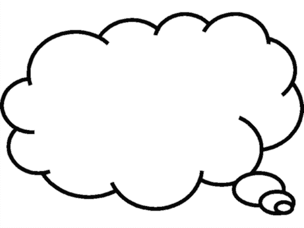Thinking With Thought Bubble   Clipart Panda   Free Clipart Images