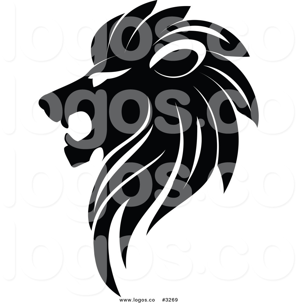 White Lion Head Logo Logo Clip Art Seamartini Graphics Media