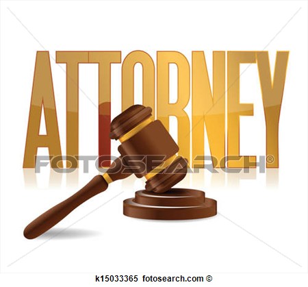 Attorney At Law Sign Illustration Design View Large Clip Art Graphic