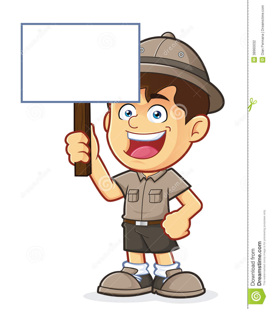 Boy Scout Uniform Clipart Boy Scout Or Explorer Boy
