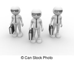 Briefcase   3d People   Human Character With Briefcase And   