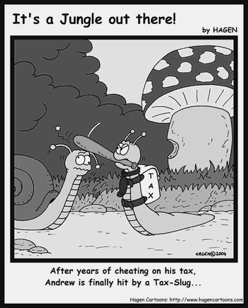Cartoon Slug Cartoon Slug Tax