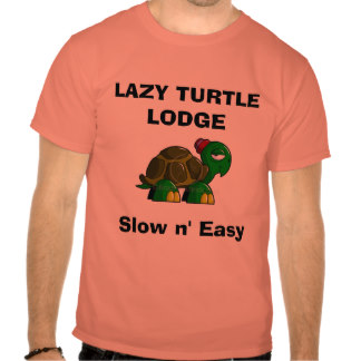 Cartoon Turtle Clipart Lazy Turtle Lodge Slow T Shirt   25 35
