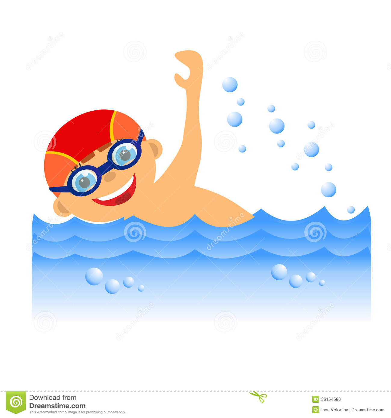 Clip Art Boy Swimming Boy Swimmer