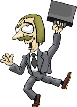 Crazy Lawyer Clipart