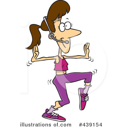 Exercise Clipart  439154 By Ron Leishman   Royalty Free  Rf  Stock