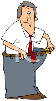 Fat Pants   Royalty Free Clip Art Picture