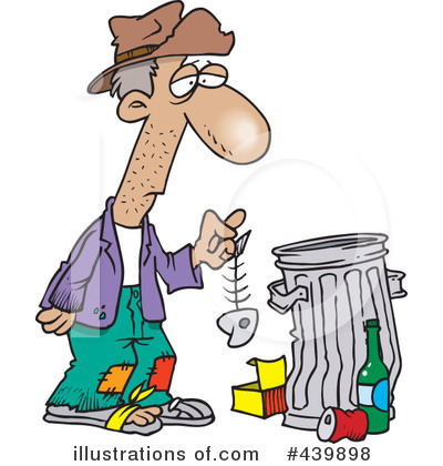 Homeless Clipart  439898 By Ron Leishman   Royalty Free  Rf  Stock