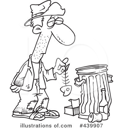 Homeless Clipart  439907   Illustration By Ron Leishman