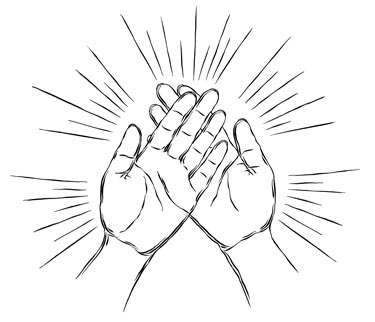 Massage Hands Clipart Sketched My Own Left Hand