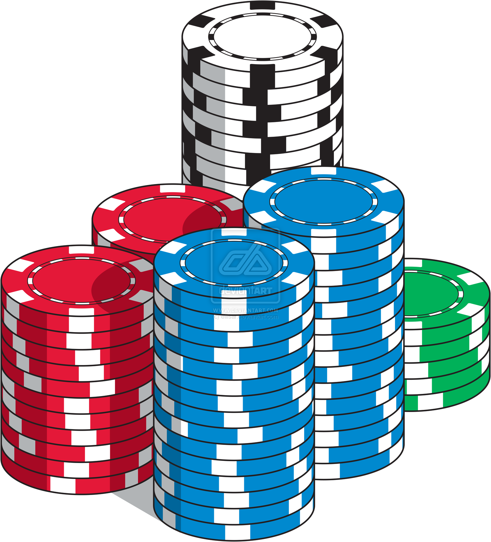 No Deposit Bonus Today  Poker Chips Clipart