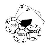 Poker Chip Illustrations And Clipart
