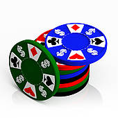 Poker Chips   Clipart