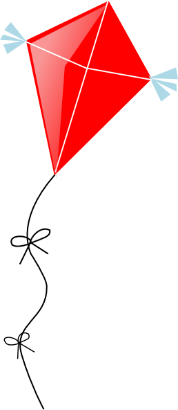 Red Kite Clip Art At Clker Com   Vector Clip Art Online Royalty Free
