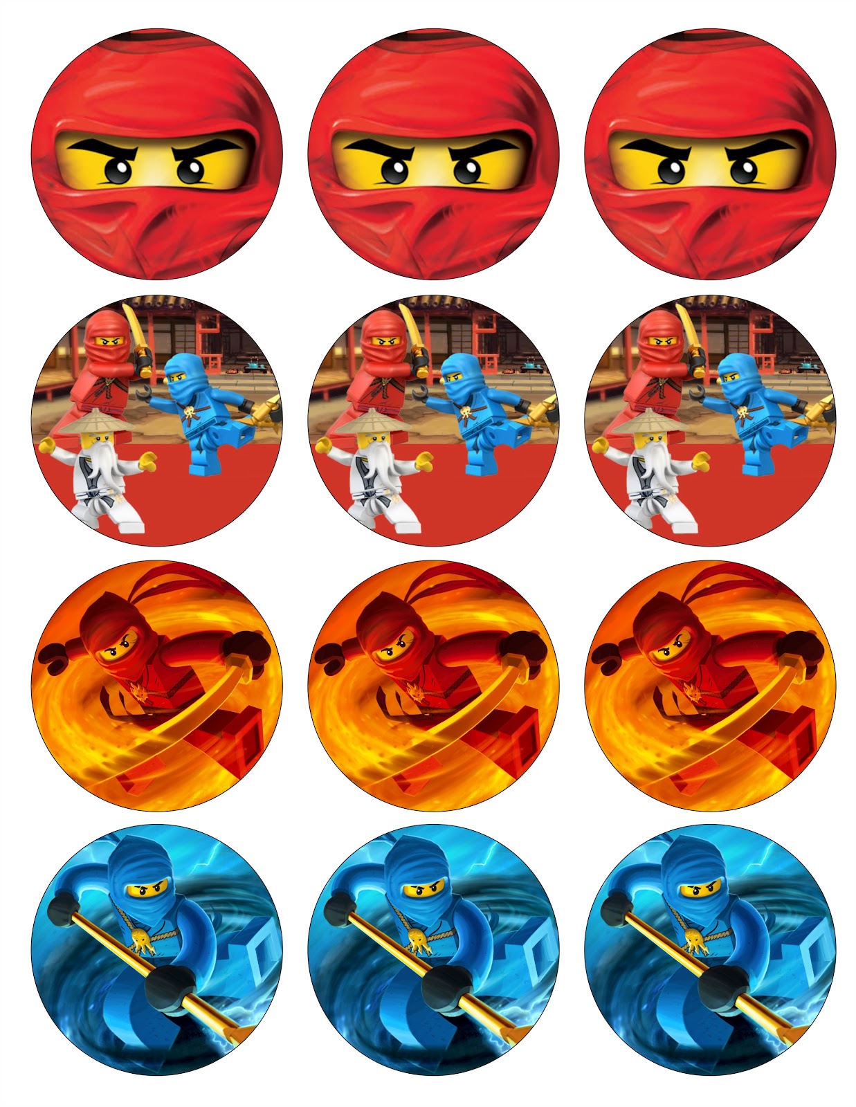 Wwwxrd18com Lego Ninjago Cake Topper In Holidays Cards Party Clipart