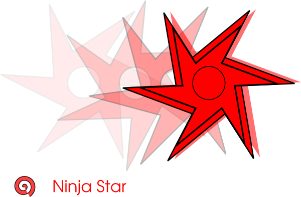 Jacksons Ninja Star Clip Art At Clker Com   Vector Clip Art Online