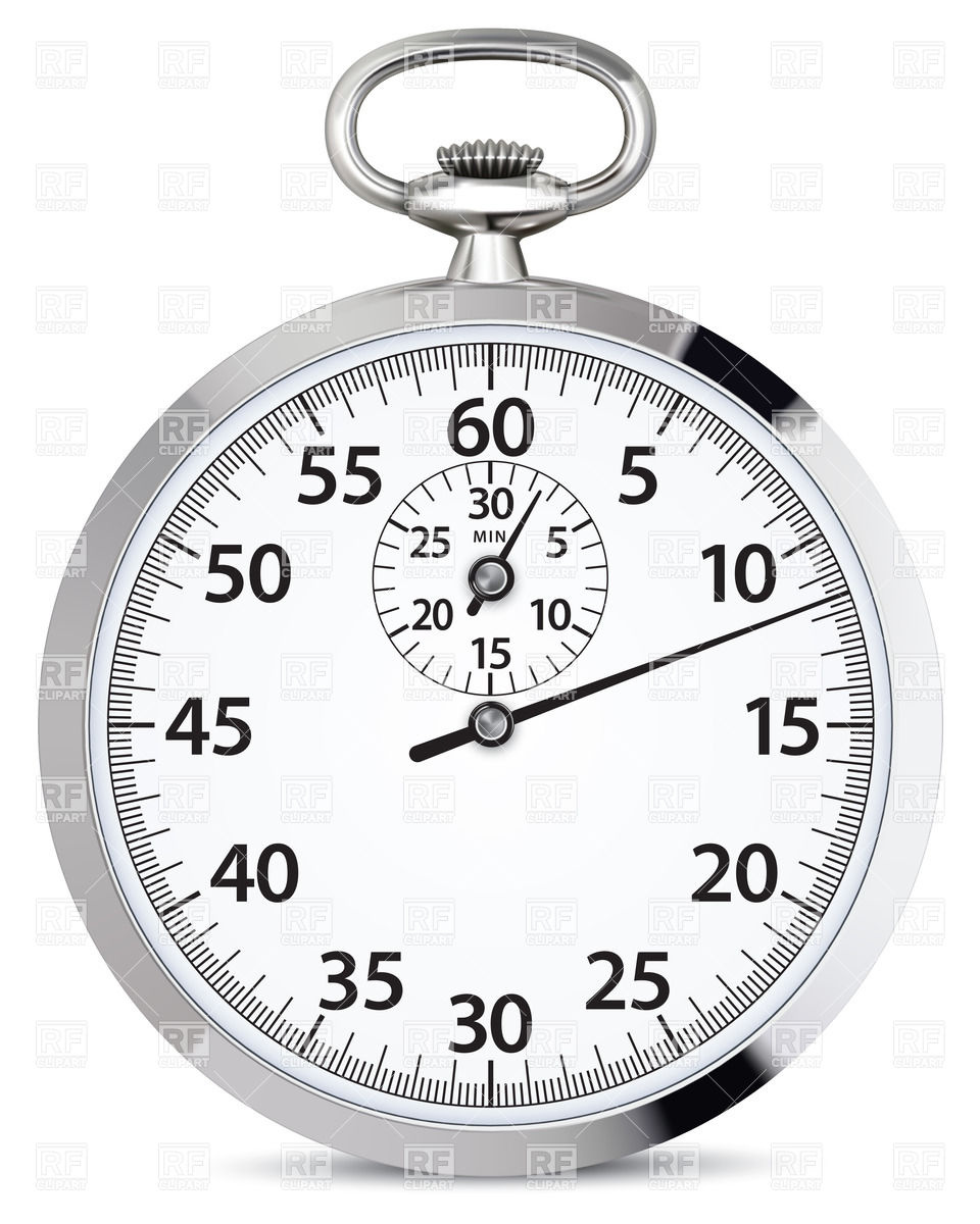 Realistic Stop Watch Download Royalty Free Vector Clipart  Eps