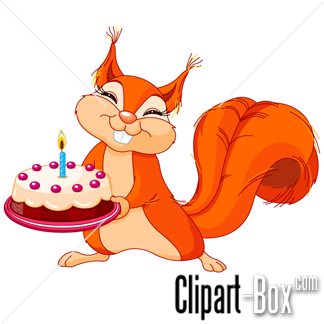 Related Squirrel Birthday Cliparts