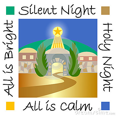 Silent Night Clipart Silent Night Bethlehem Eps     