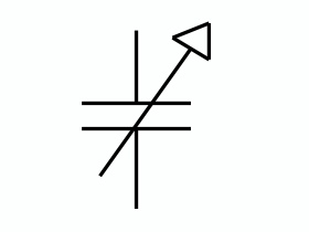 Variable Capacitor Symbol   Clipart Best