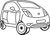 Black And White Transportation Outline Clipart And Graphics