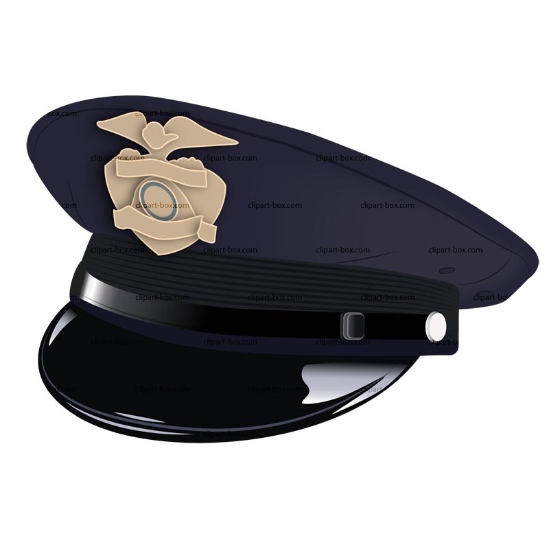 Clipart Police Cap   Royalty Free Vector Design