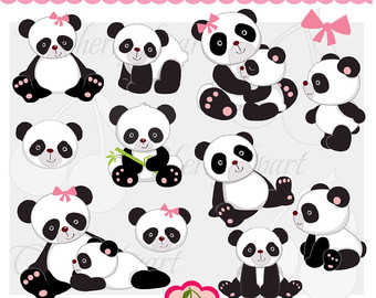 Cute Panda Clipart