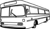 Free Black And White Transportation Outline Clipart   Clip Art    