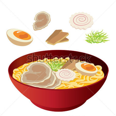 Japanese Ramen Noodles Illustration Stock Vector   Clipart Me