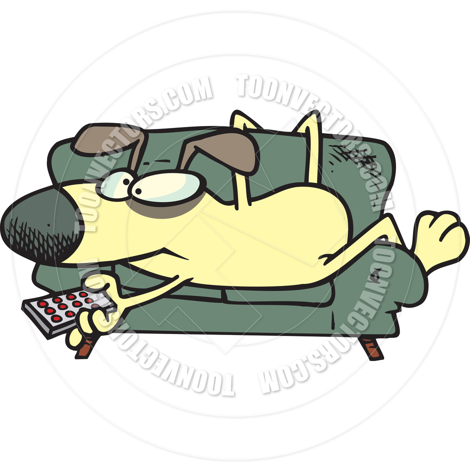 Lazy Dog Clipart Cartoon Lazy Dog  Shrink Image