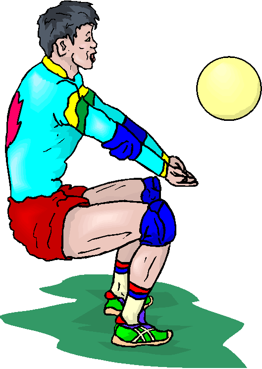Man Volley Ball Free Clipart   Free Microsoft Clipart