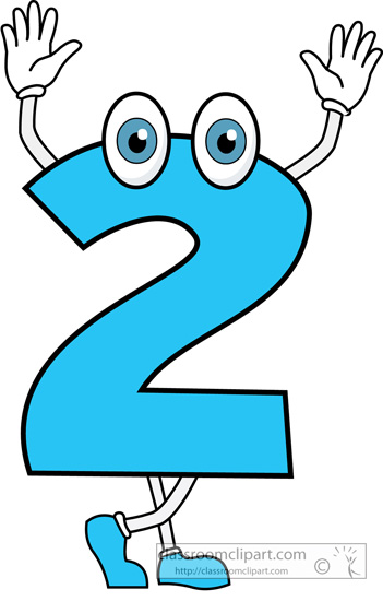 Numbers   Number Two Clipart   Classroom Clipart