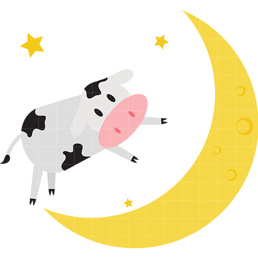Over Clipart Cow Jumped Over The Moon Jpg